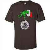 Amazing Dallas Mavericks Glitter Grinch Monogram Ornament Christmas Gift - Shirt