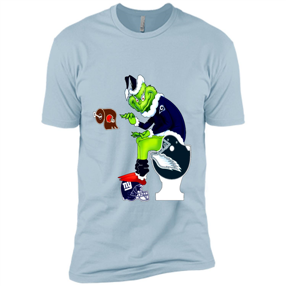Los Angeles Rams Toilet Grinch Santa Claus Football Fan PINGPONG