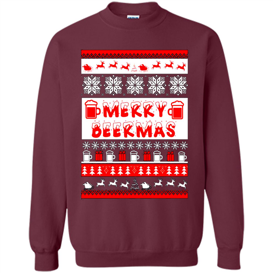 Merry Beermas Christmas sweater PINGPONG