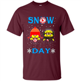Snow Day Shirt For Boston Red Sox Vs Minion Fans pingpong