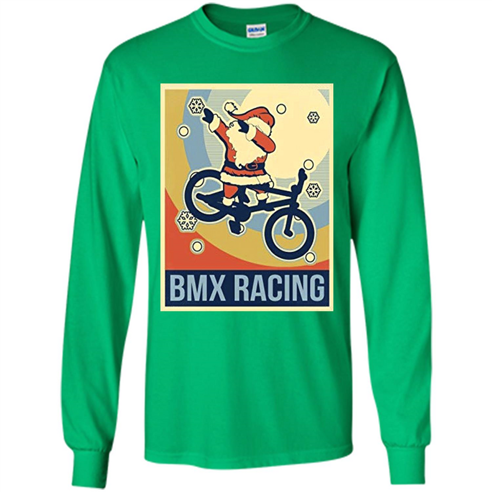 bmx racing dabbing Santa Christmas
