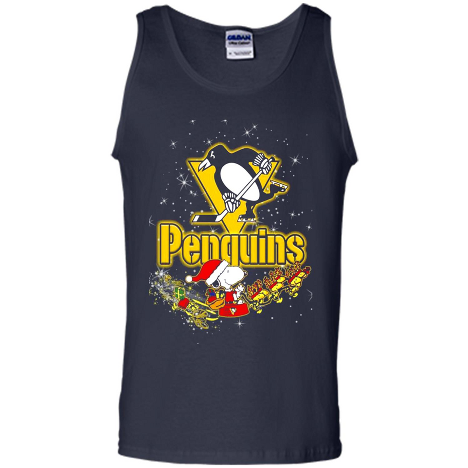 Snoopy Christmas Pittsburgh Penguins - Tank Top