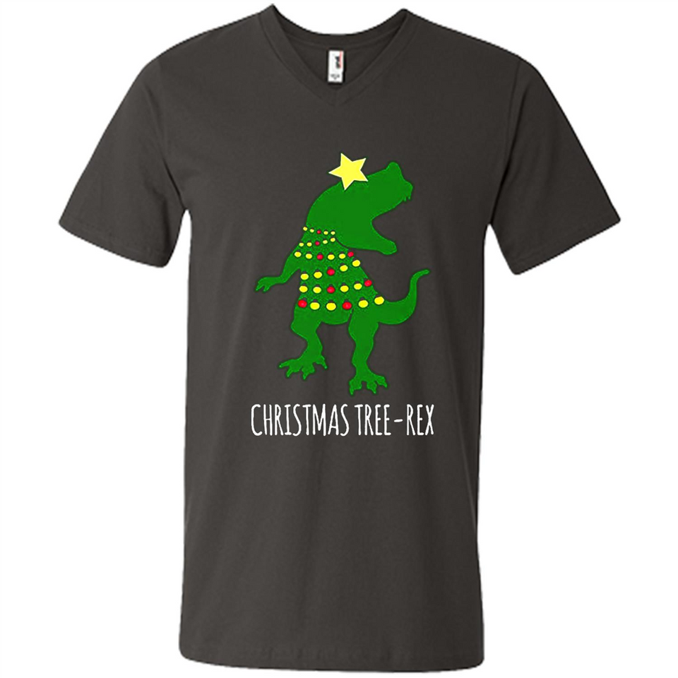 Christmas Tree Rex - Men's V-Neck