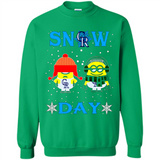 Snow Day Shirt For Colorado Rockies Vs Minion Fans pingpong