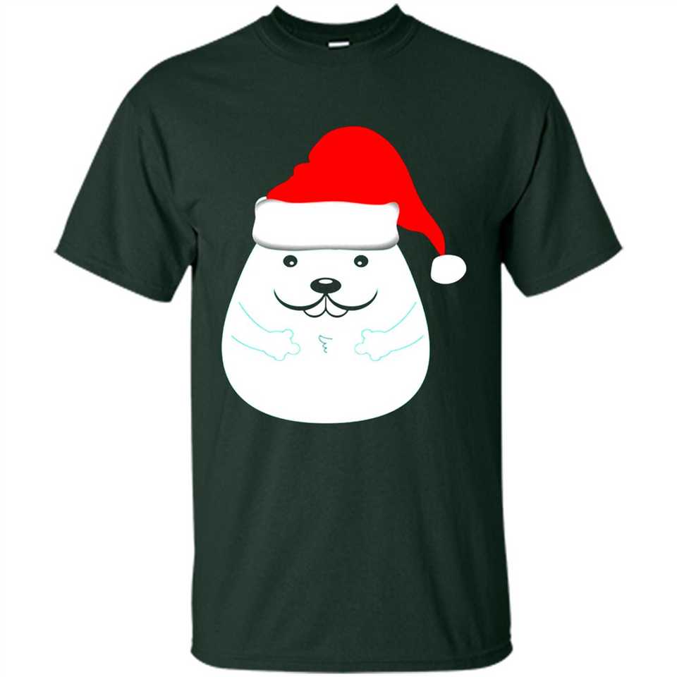 Funny Hamster Christmas t-shirt Santa Hat - Shirt