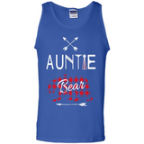 Aunt Shirt Buffalo Plaid Family Camp Bear Tee - Tank Top
