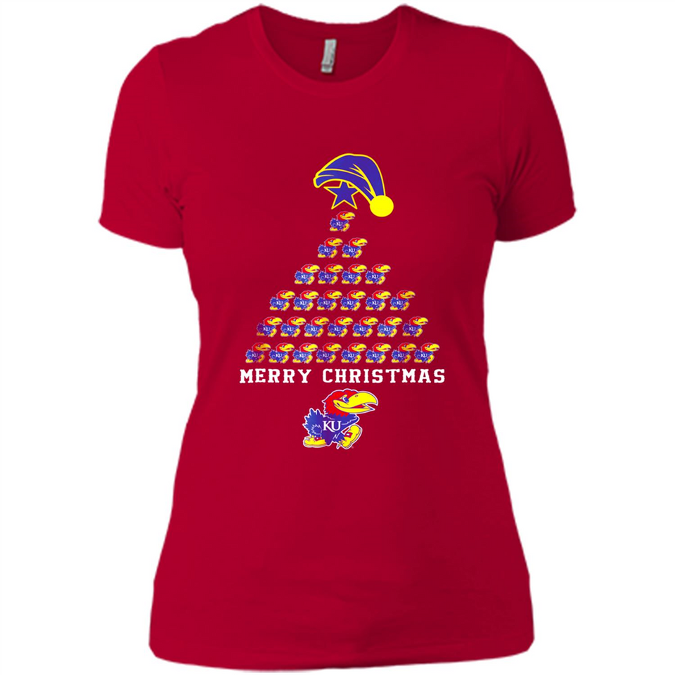 Perfect Kansas Jayhawks Christmas Tree PINGPONG