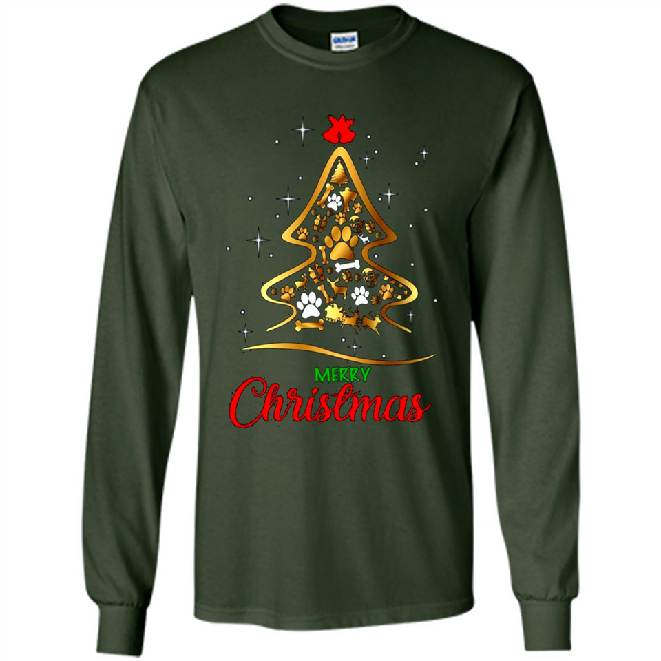 Merry Christmas Dogs Christmas Tree sweater PINGPONG