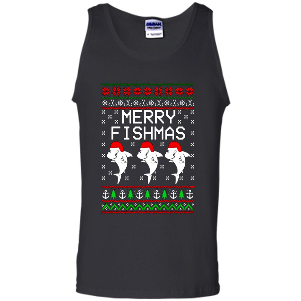 Merry Fishmas Christmas sweatshirt PINGPONG