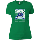 Police Daddy Shark Blue Line Tee