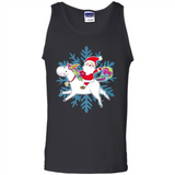 Unicorn And Santa Christmas 1 - Tank Top