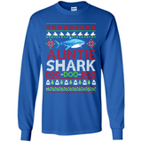 Auntie shark Doo Doo Doo Christmas - Long Sleeve T-Shirt