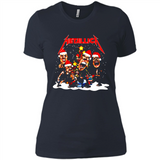 Metallica christmas sweatshirt hoodie long PINGPONG - Ladies' Boyfriend T-Shirt