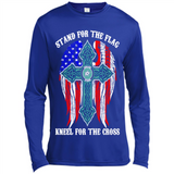 Dallas Stars - stand for the flag kneel for the cross