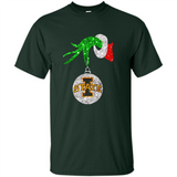 Amazing Iowa State Cyclones Glitter Grinch Monogram Ornament Christmas Gift - Shirt
