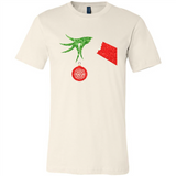 Funny Grinch Hand holding Firefighter ornament Christmas Sporty T-Shirt - Canvas Unisex T-Shirt