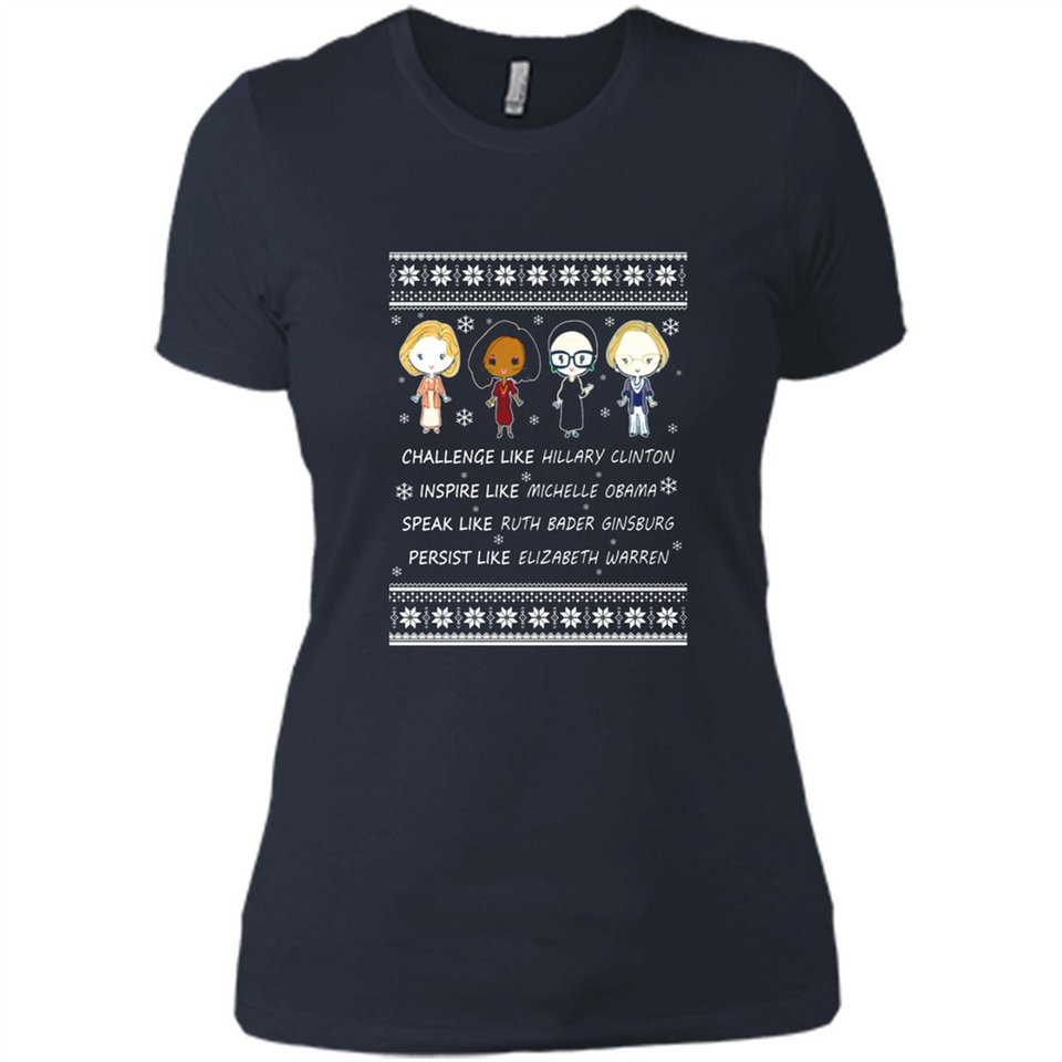 Nasty Women Michelle Hillary Warren Bader Christmas PINGPONG