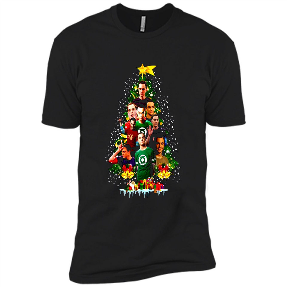Sheldon Cooper Christmas tree sweater PINGPONG