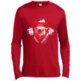 Boston Red Sox And Superman Fans - Canvas Long Sleeve T-Shirt