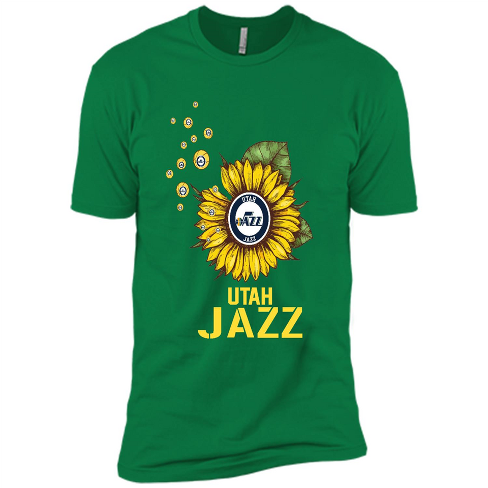 Utah Jazz Basketball Sunflower