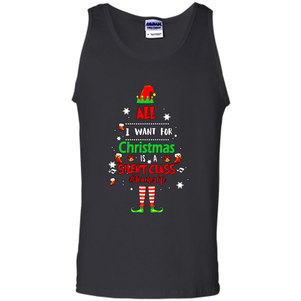 Teacher Sweashirt - All I Want For Christmas is Silent Class