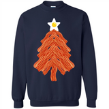 Bacon & Eggs Over Easy Fried Food Breakfast Xmas Tree Foodie - Sweatshirt