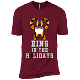 Indiana Holiday Christmas Tshirt For Sports Fans