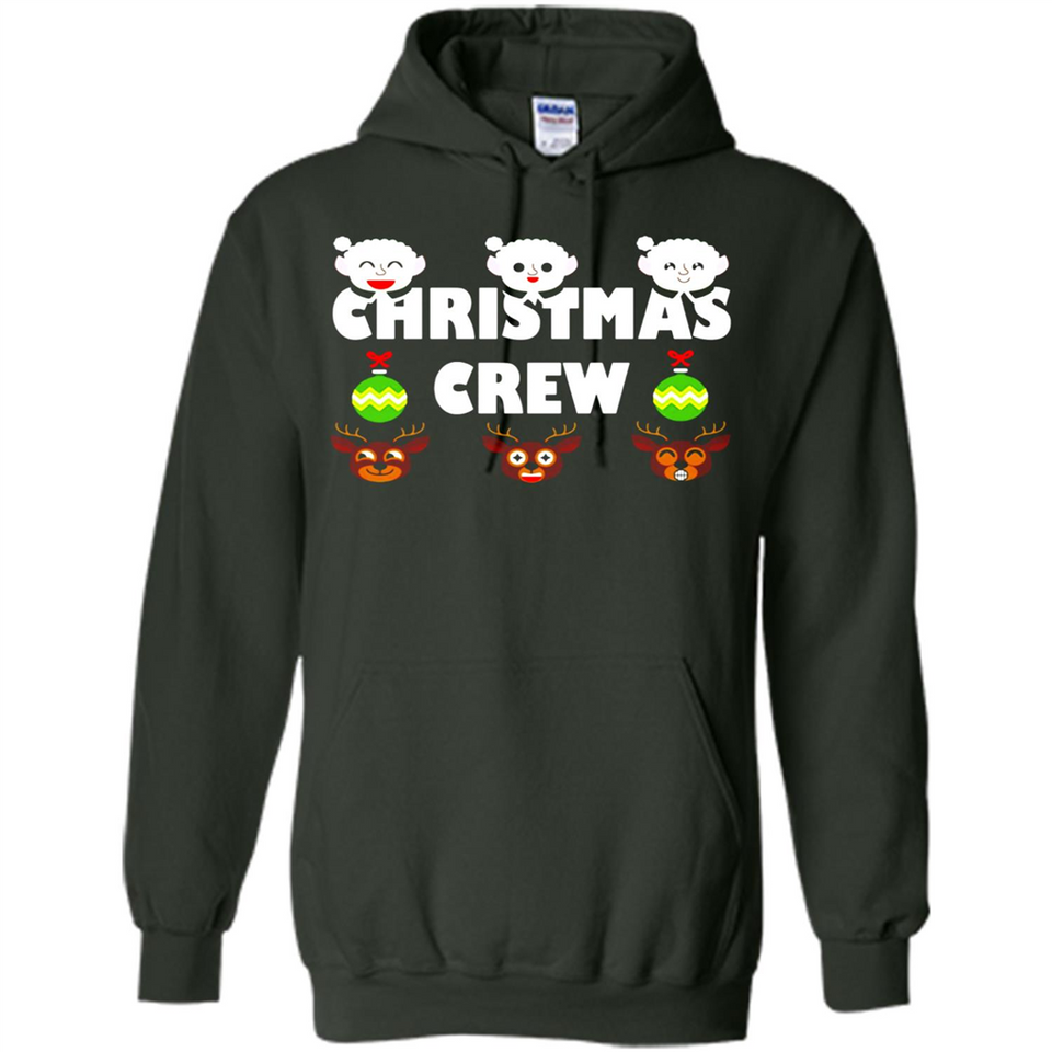 Christmas Crew Gifts Santa Elves Reindeer - Hoodie