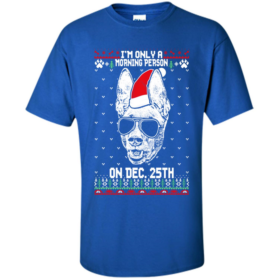 Morning Person Pharaoh Hound Funny Xmas - Shirt