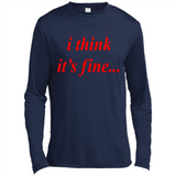 I Think It's Fine - Canvas Long Sleeve T-Shirt