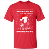 All I Want for Christmas is Snow ugly sweater PINGPONG