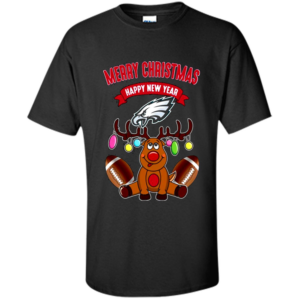 Philadelphia Eagles NFL Reindeer Funny Merry Christmas And Happy New Year