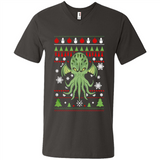 Octopus Ugly Sweater Christmas - Men's V-Neck