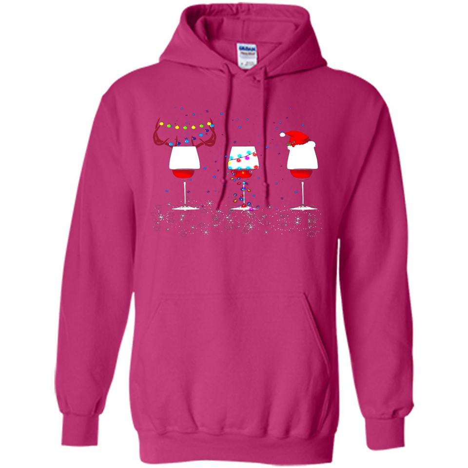 Christmas Red Wine Funny Merry Xmas Sweatshirt - Hoodie