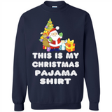 This is My Christmas Pajama Shirt - Santa Bear Tree Gift Tee