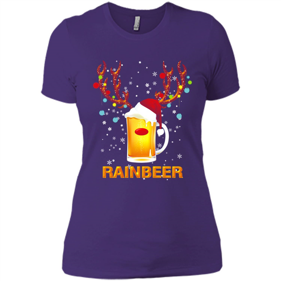 Rainbeer Funny Reindeer Beer Lover