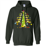 Tractor Car Christmas Tree T-shirt For Drivers