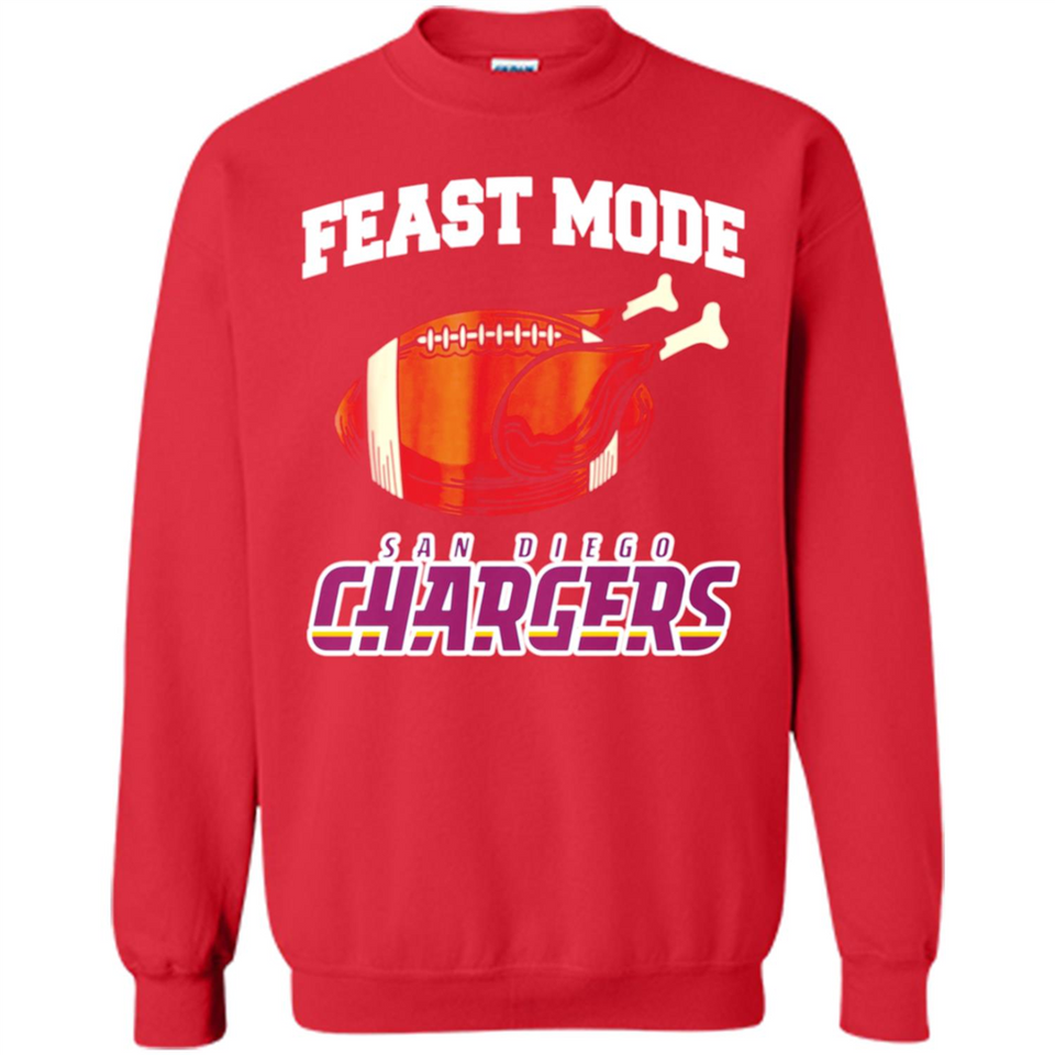 Feast Mode Chargers Shirt - San Diego Turkey Thanksgiving
