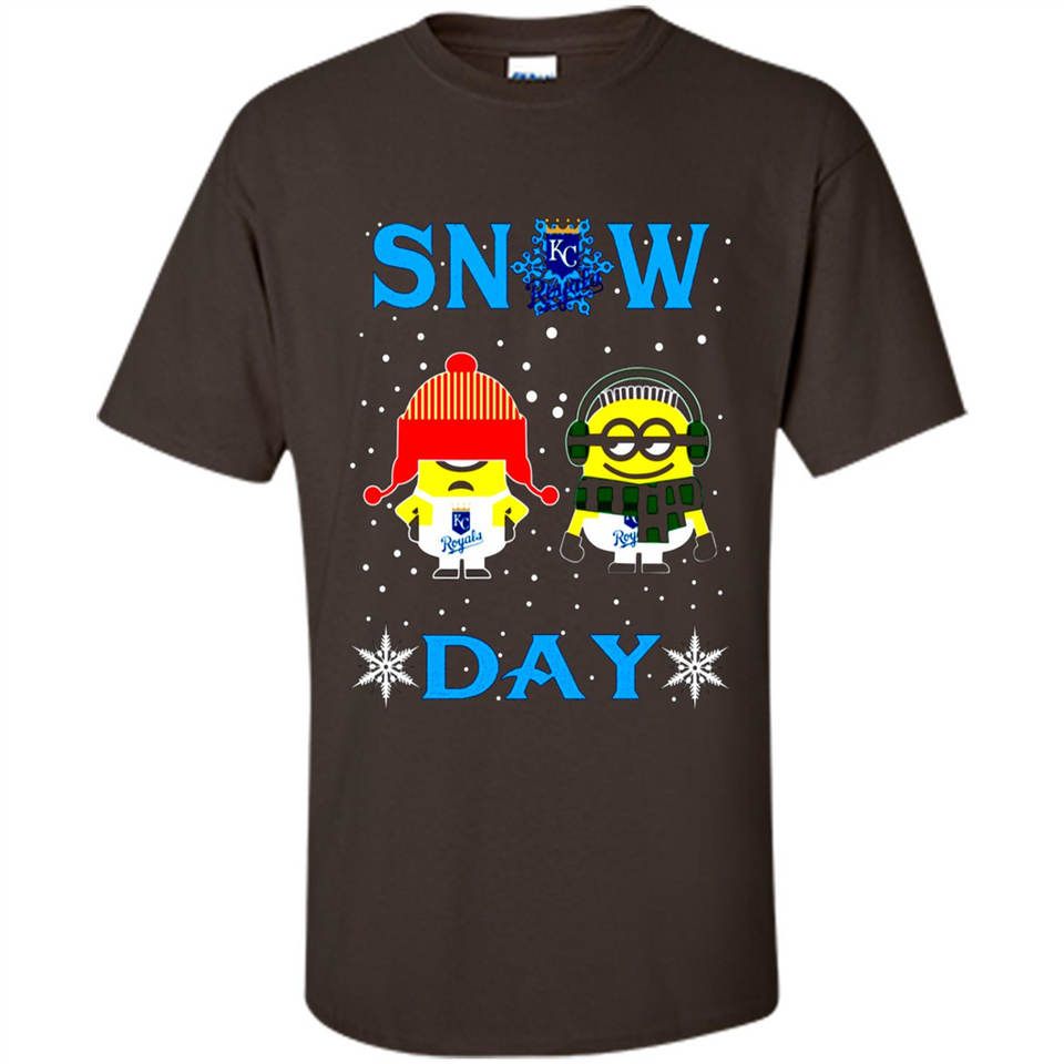 Snow Day Shirt For Kansas City Royals Vs Minion Fans pingpong