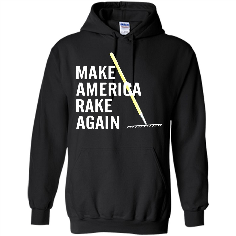 Make America Rake Again California Fires Paradise Youth T-Shirt PINGPONG - Hoodie