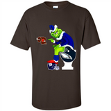 New York Giants Toilet Grinch Santa Claus Football Fan PINGPONG