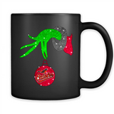 GRINCH HAND HOLDING BALTIMORE ORIOLES GLITTER CHRISTMAS PINGPONG