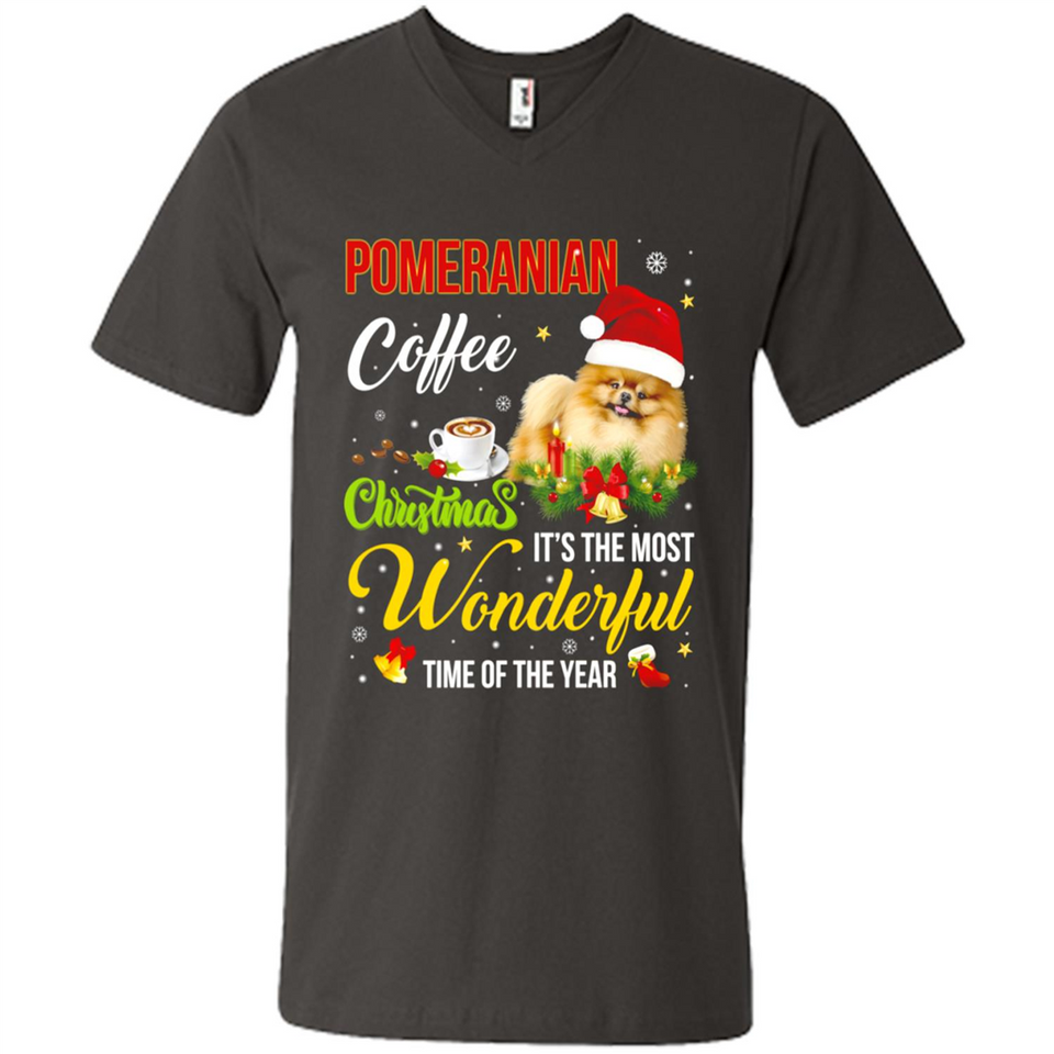 Pomeranian Coffee Wonderful Christmas