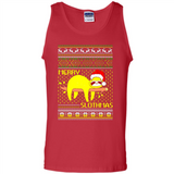Merry Slothmas Sloth Christmas Sweater PINGPONG - Tank Top