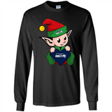 Seattle Seahawks ELF Elves Grinch Santa Claus