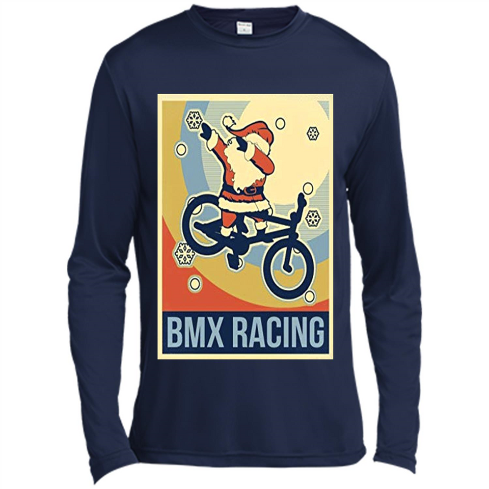 bmx racing dabbing Santa Christmas