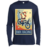 bmx racing dabbing Santa Christmas
