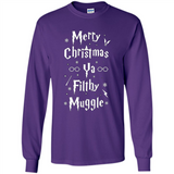 Merry Christmas Ya Filthy Muggle Christmas Sweatshirt PINGPONG