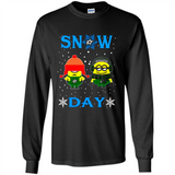 Snow Day Shirt For Dallas Stars Vs Minion Fans pingpong