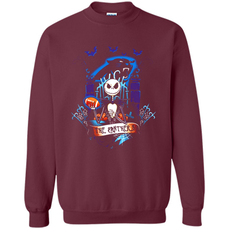 Carolina Panthers Halloween The Nightmare Before Christmas - Sweatshirt